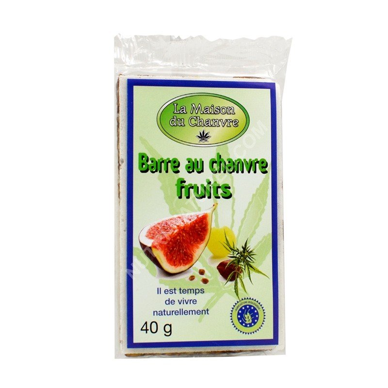 BARRE AU CHANVRE FRUITS BIO 40gr