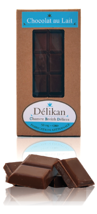 CHOCOLAT LAIT CBD 50MG
