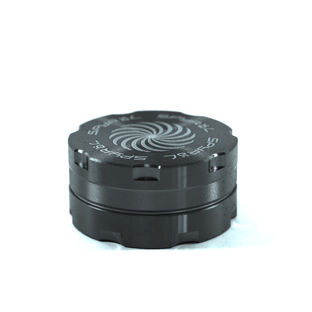 GRINDER SPYRAL 2 PARTS 40MM BLACK XXXXXX