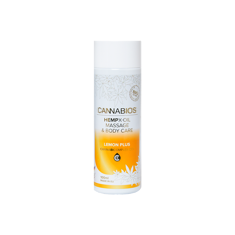 HUILE DE MASSAGE CANNABIOS CITRON 100ML